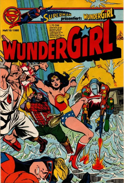 WUNDERGIRL   Heft Nr. 10 von 1980,   1. Auflage,   TOP-Erhaltung