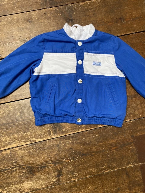 Giacca bomber vintage bambini età 6-9 mesi anni '90