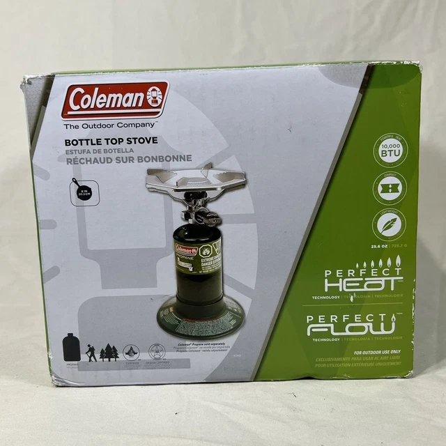 COLEMAN GAS STOVE Portable Bottletop Propane Camp Stove with