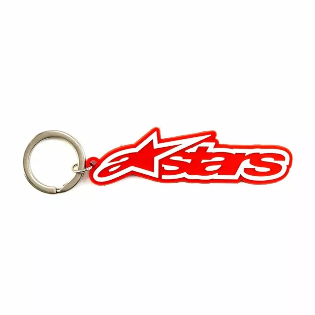 Alpinestars BLAZE Red Keyring Keytag Keyfob BRAND NEW GENUINE