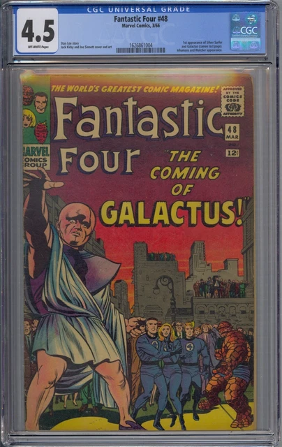 Fantastic Four #48 Cgc 4.5 1St Silver Surfer Galactus Watcher Jack Kirby 1004