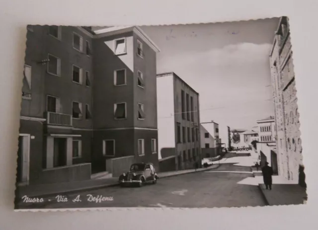 Cartolina Nuoro Via A. Deffenu    - Viaggiata 1955                   03/17