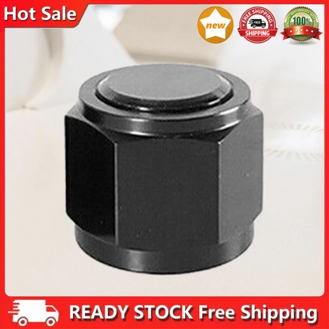 AN4 AN6 AN8 AN10 Female Flare End Black Flare Cap Plugs for Auto Vehicle Parts