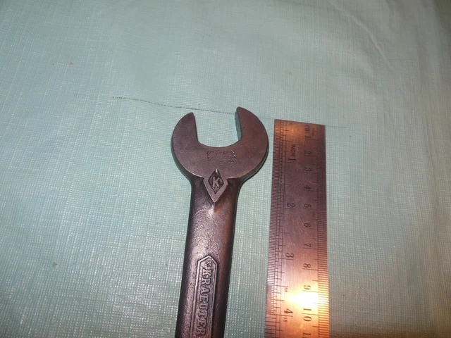 Vintage "Kraeuter Usa A2528" Open-End Wrench ~ 7/8 (1/2 Uss) & 25/32 (7/16 Uss) 6