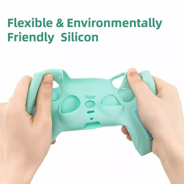 GeekShare Silicone Rubber Soft Skin Case Cover Grip For Playstation 5 Controller 2