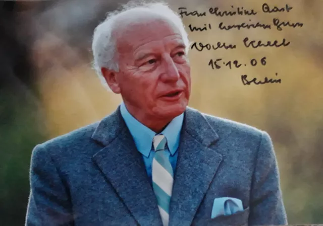 Walter Scheel 1919-2016 / Bundespräsident 1974-1979 Original Autogramm