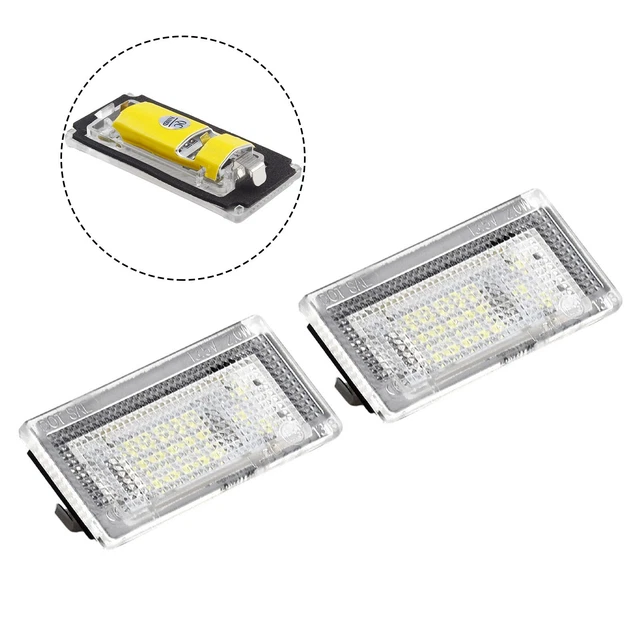 Feux De Plaque D'Immatriculation LED AUTO-STYLE Pour Mini Clubman R55 / Countryman R60 / Paceman R61 - Noir