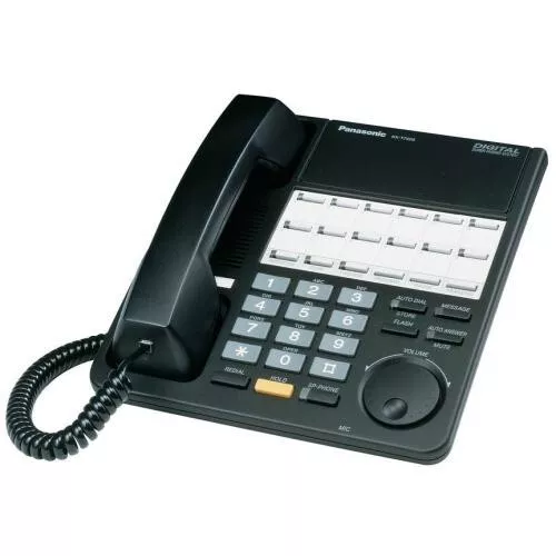 PANASONIC KX-T7420E SUPER HYBRID PROPRIETARY PHONE 12-KEY BLACK. Sealed Plastic