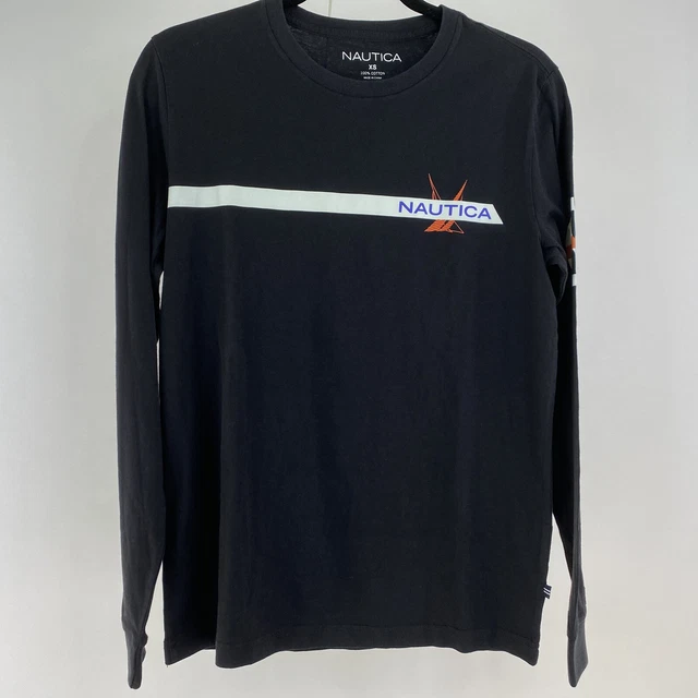 Mens Long Sleeve Cotton NAUTICA Tshirt. RRP $70