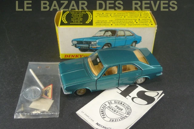 Dinky Toys 43460 – Chrysler 180 Vert Métallisé, échelle 1/43, Fabrication Française, Occasion