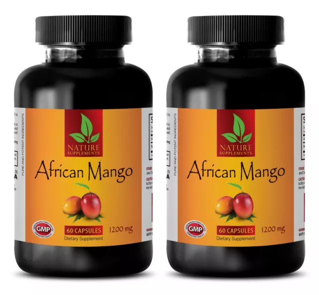 appetite control - AFRICAN MANGO 1200mg - Fast Weight Loss Pills - 2 Bottles