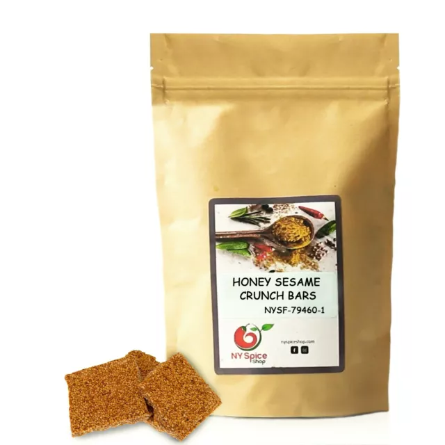 Honey Sesame Crunch Bars Item Weight 8oz-5lb