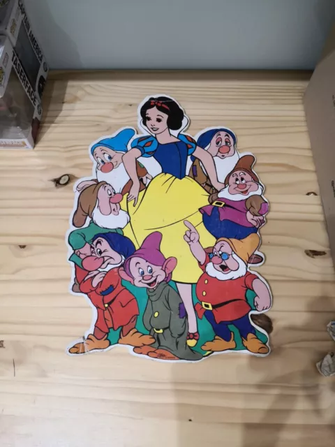 Plv Vintage Année 80 Blanche Neige Et Les Septs Nains