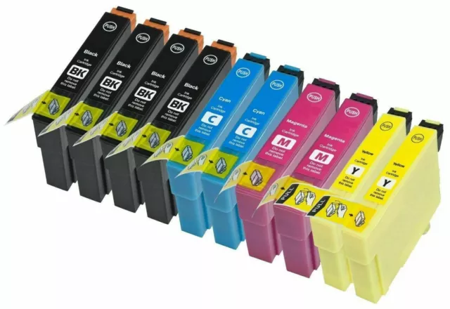 10 Cartucce 29XL Compatibili per Stampante EPSON XP255 XP257 XP355 XP455