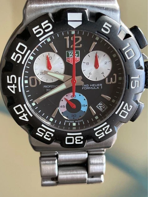 Orologio Cronografo Tag Heuer Formula 1 1CAC1110-0 Quarzo USATO Dal GIAPPONESE F/S
