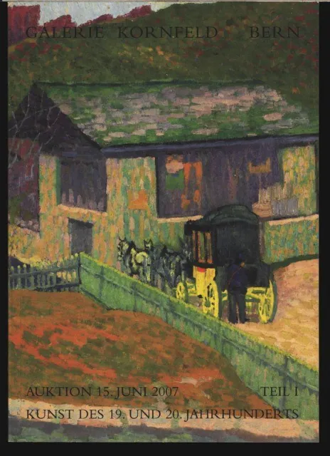 Galerie Kornfeld, Bern. Kunst des 19. und 20. Jahrhunderts, Auktion 15. J 358634