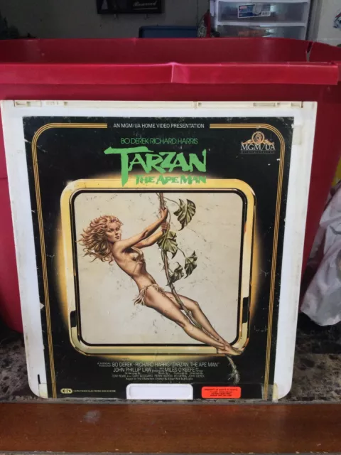 Vintage Tarzan The Ape Man Bo Derek CED Video Disc