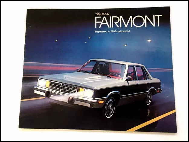 1980 Ford Fairmont and Futura 20-page Original Car Sales Brochure Catalog