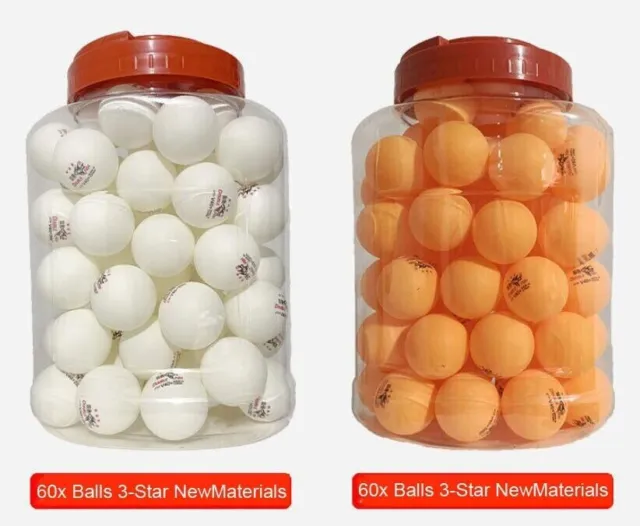 Wholesale 30x Balls Double Fish 3-Star 40+ (ABS New Materials) Table Tennis Ball