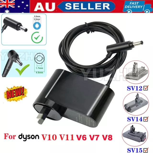 Battery Charger For Dyson V10 V11 V6 V7 V8 Animal Absolute Power Adapter Cable -