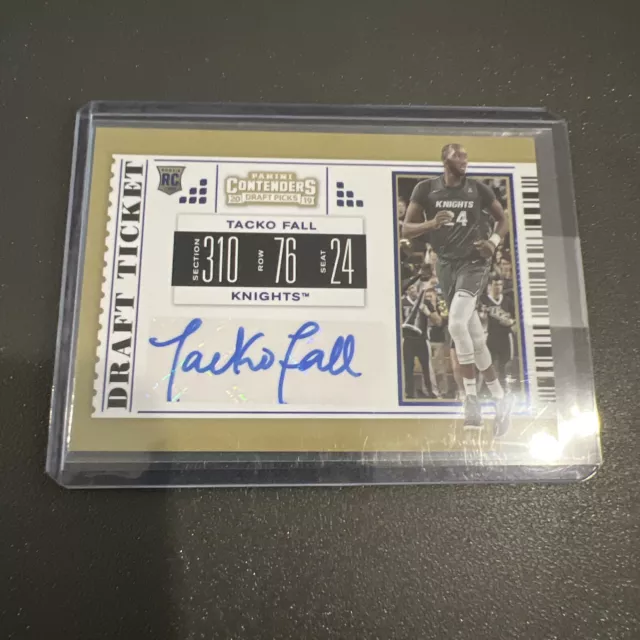 Tacko Fall 2019-20 Panini Contenders Draft 118 Ticket Auto Rookie RC FROM PANINI