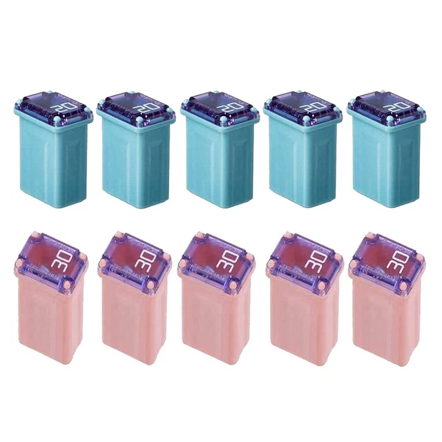 10 pz fusibili scatola miniatura fusibili fusibili in plastica fusibile quadrato per auto ("Basso BlC1W3"
