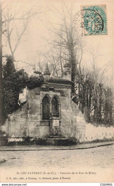 95 - SAINT LEU TAVERNY - S07984 - Fontaine de la Rue de Boissy - L14