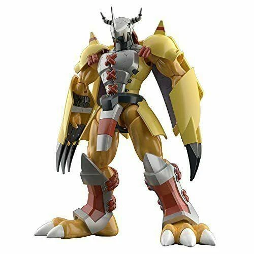 Bandai-Figurines animées de Wargreymon, Spirits Figure-Rise, Standard Amplified Digimon Adventure, Collection Model Toy Gift, Original  26