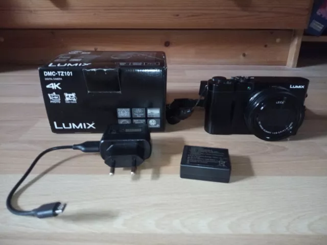 Panasonic LUMIX TZ101 Kompaktkamera - Schwarz