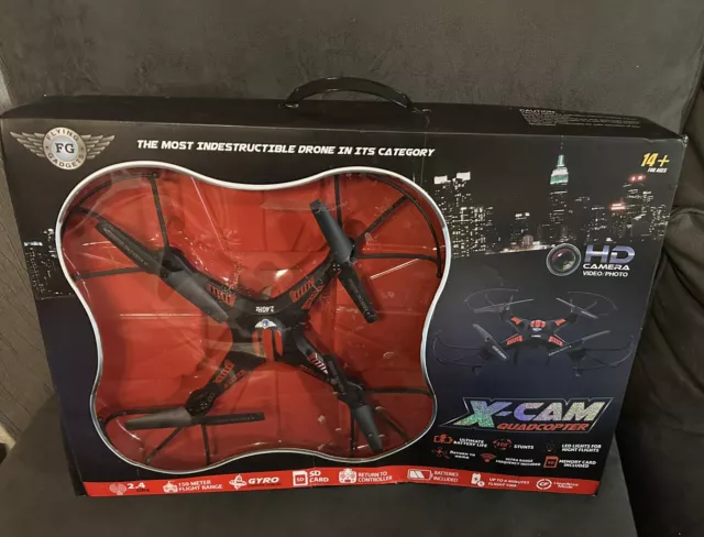 Remote Controlled X-cam Quadcopter by Flying Gadget - New never opened