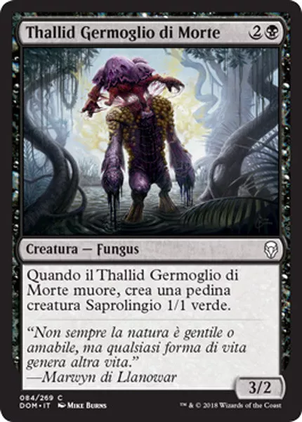 MTG 4x DEATHBLOOM THALLID - THALLID GERMOGLIO DI MORTE - DOM - MAGIC