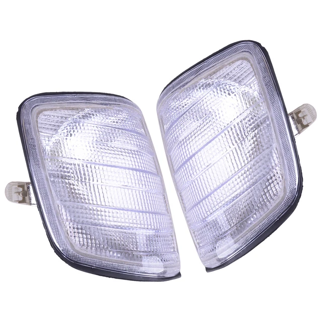 Pair Corner Light Turn Signal Cover Fit For Mercedes Benz E-Class W124 85-95 ww