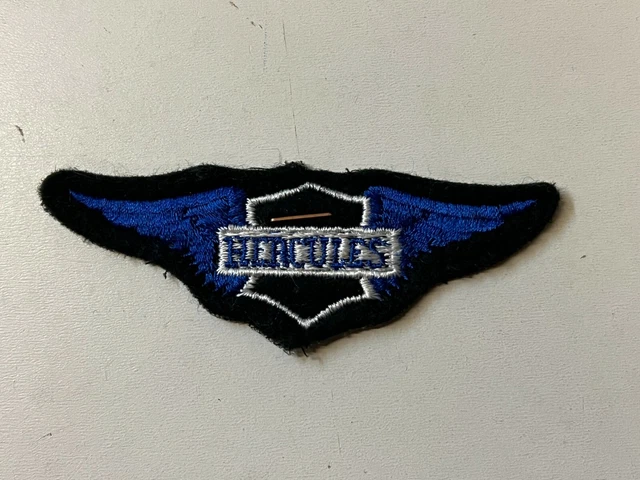 Hercules Aufnäher, Motorrad Aufbügler, Mofa, Moped Sticker, Patch Flügel