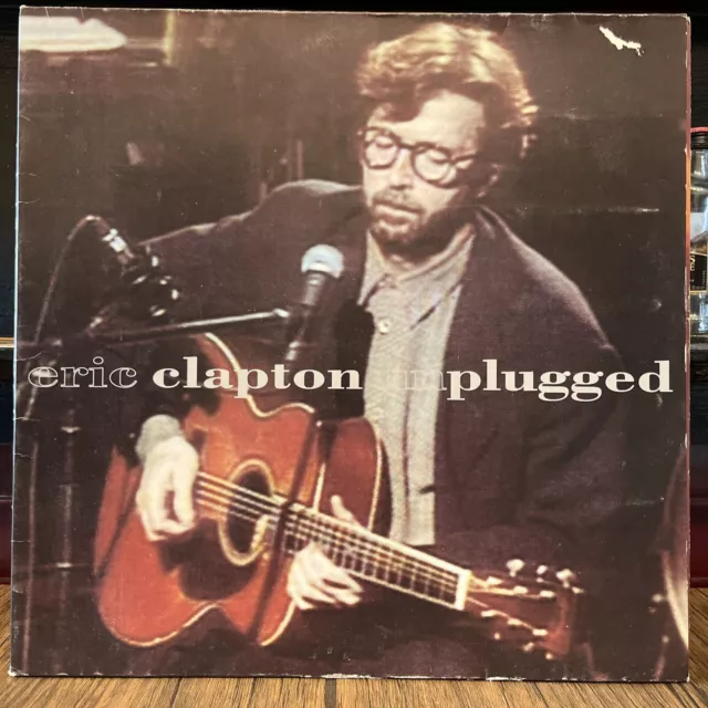 Eric Clapton “Unplugged” 1992 UK 1st Press 1A/1B  12 Inch Gatefold Vinyl LP