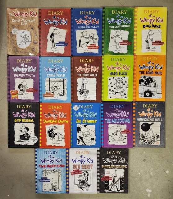 DIARY OF A Wimpy Kid Complete Series Set (1-17) + DIY & Book 10 Is ...