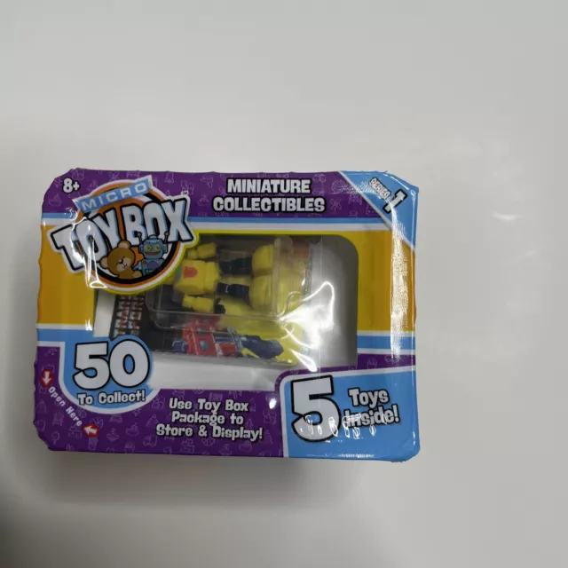 NEW Micro Toy Box Miniature Collectibles- 4+1 Unknown Series 1