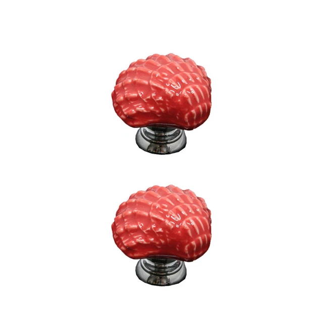 4 Pcs Shell Drawer Handles Vintage Decor Kitchen Door Knobs Cabinet 2
