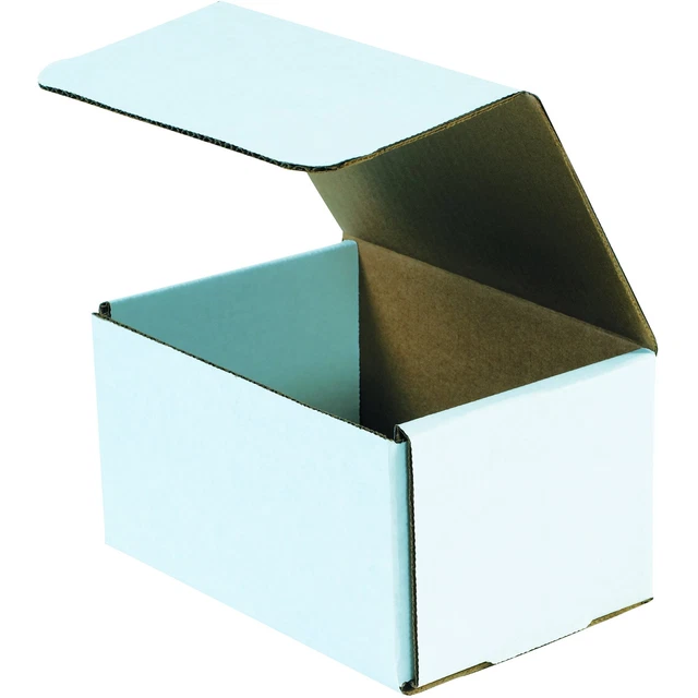 PM763 7&quote;L x 6&quote;W x 3&quote;H, White (Pack of 50)