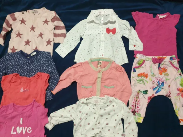 👶 Baby Girl Clothes Bundle for 6 – 9 months, 9 items Inc: Ted Baker, Next 🤩