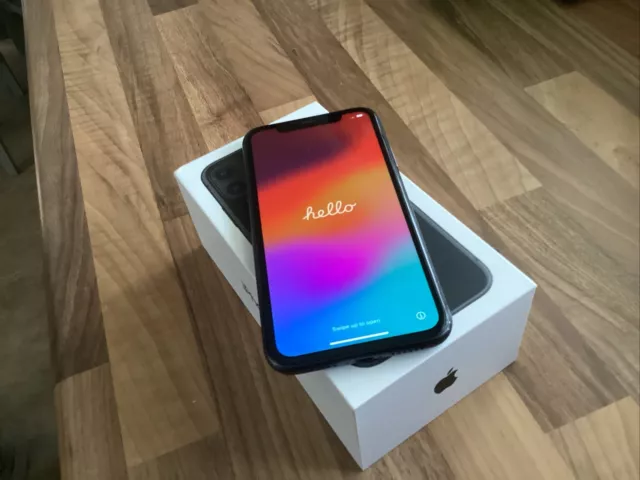 Apple iPhone 11 - 64GB - Black (Unlocked) A2221 (CDMA + GSM)