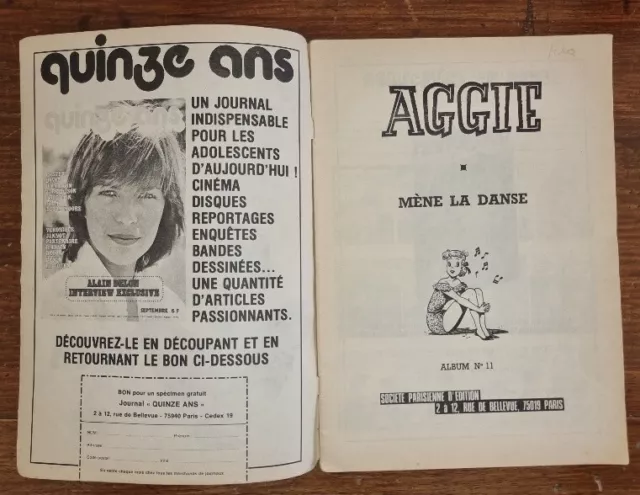 AGGIE mène la danse N°11 Edition 1980 .Collection "Albums Jeunesse Joyeuse"