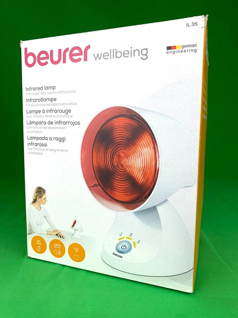 Beurer Wellbeing Infrarotlampe IL 35  weiß OHNE GLÜHLAMPE wärmendes Rotlicht