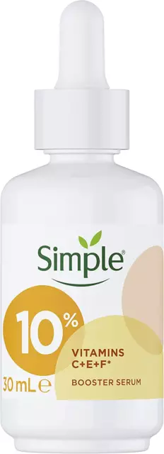 Booster Serum 10% Vitamin C+E+F for Youthful, Glowing Skin 30Ml