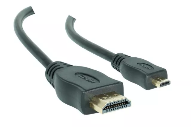 1,5m Premium Grande Vitesse Micro HDMI Câble ,Ultra HD,4Kx2K,Full HD,3D,Arc ,