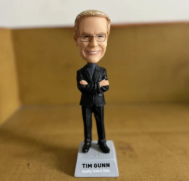 Autographed Tim Gunn Bobblehead Fashion Emmett McCarthy EMc2 Project Runway