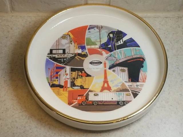 Vintage Finney Company New York Central System Road To The Future Ashtray 6 3/4"