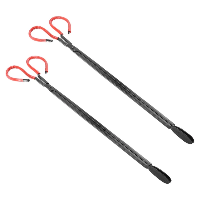 2pcs Grill BBQ Brennholz Brennholz Grabber