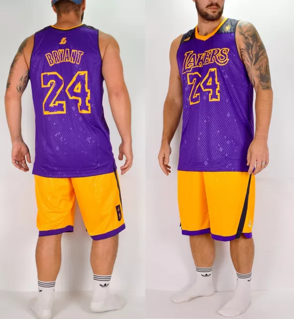 Adidas LA Lakers Kobe Bryant Herren NBA Trikot Shorts Basketball Set 2013/2014