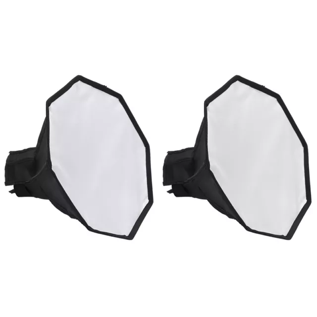 2X, 30cm Octágono Universal  Difusor de Flash Softbox Portátil Cámara de Ca6888