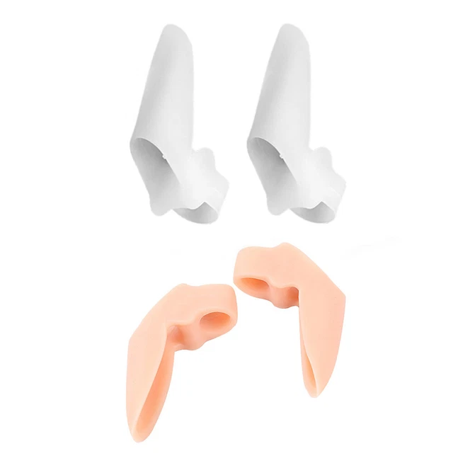 1 par de separadores de puntera hallux valgus ajustador juanete corrector rector